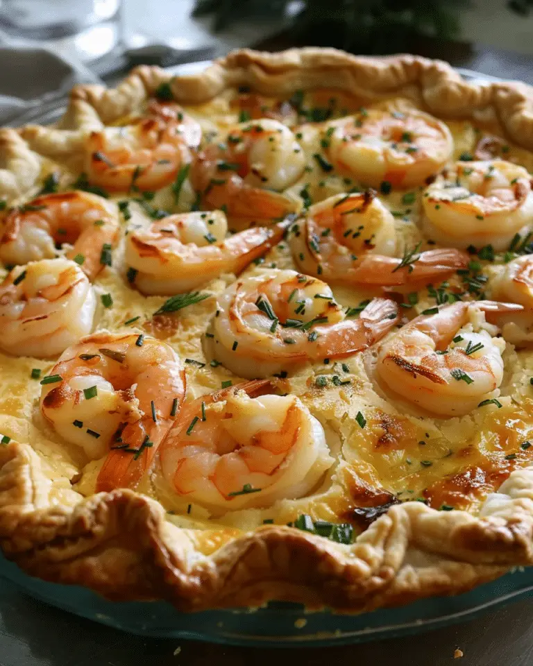 Florida Shrimp Pie with Flaky Crust