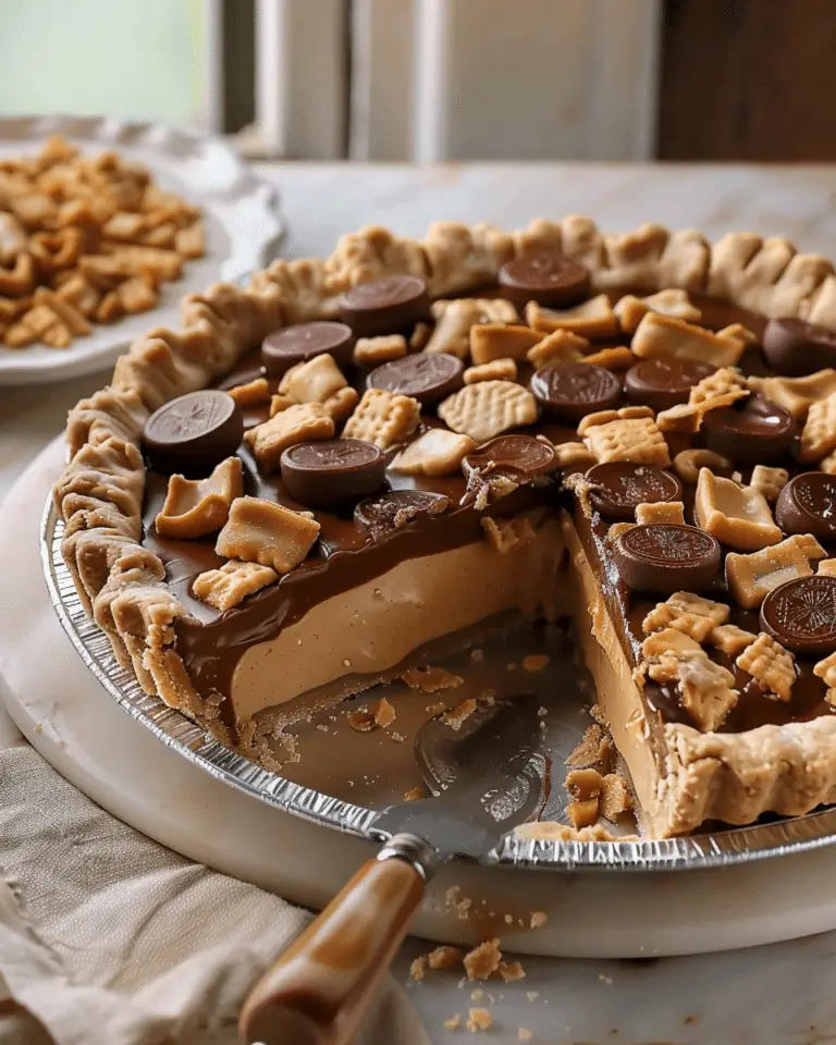 Giant Reese’s Peanut Butter Cup Pie