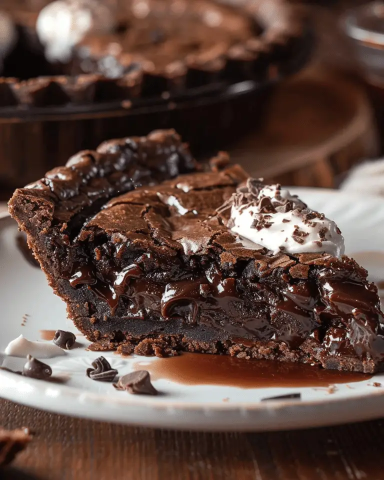 Gooey Brownie Pie