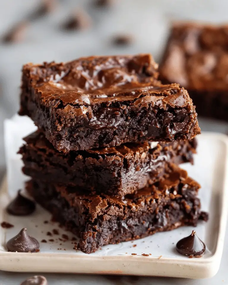Protein Cottage Cheese Flourless Brownies