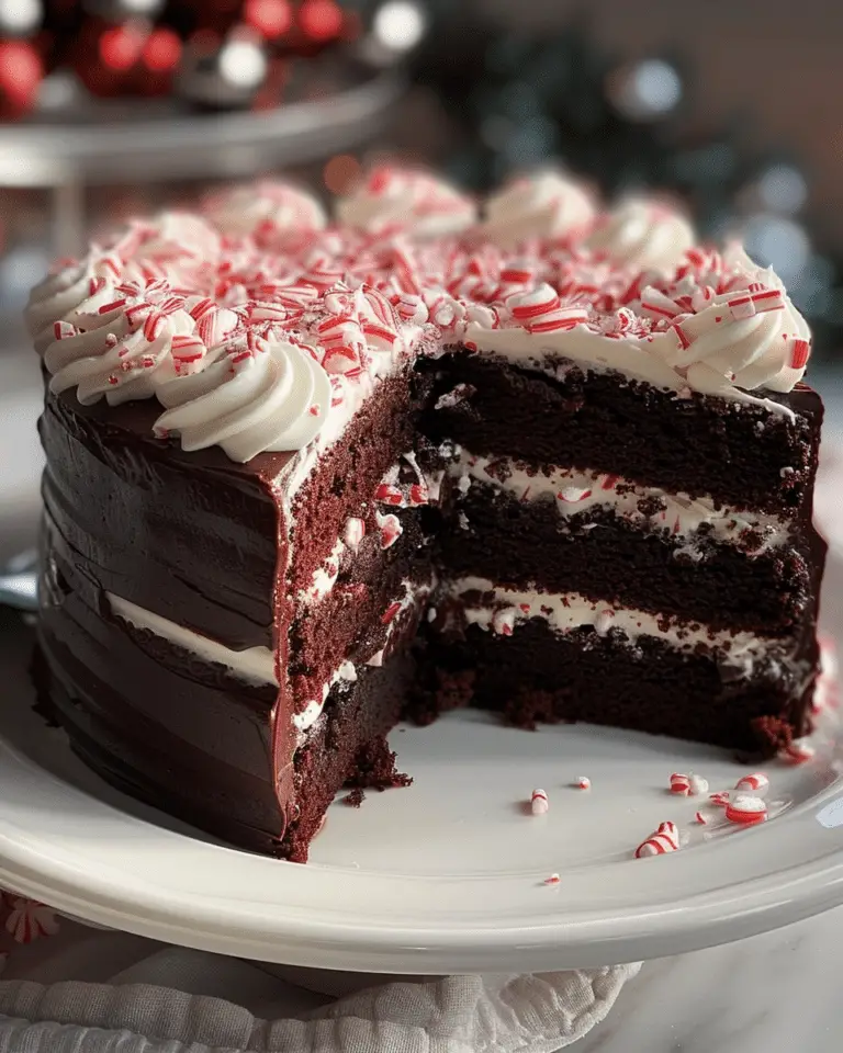 Chocolate Peppermint Cake