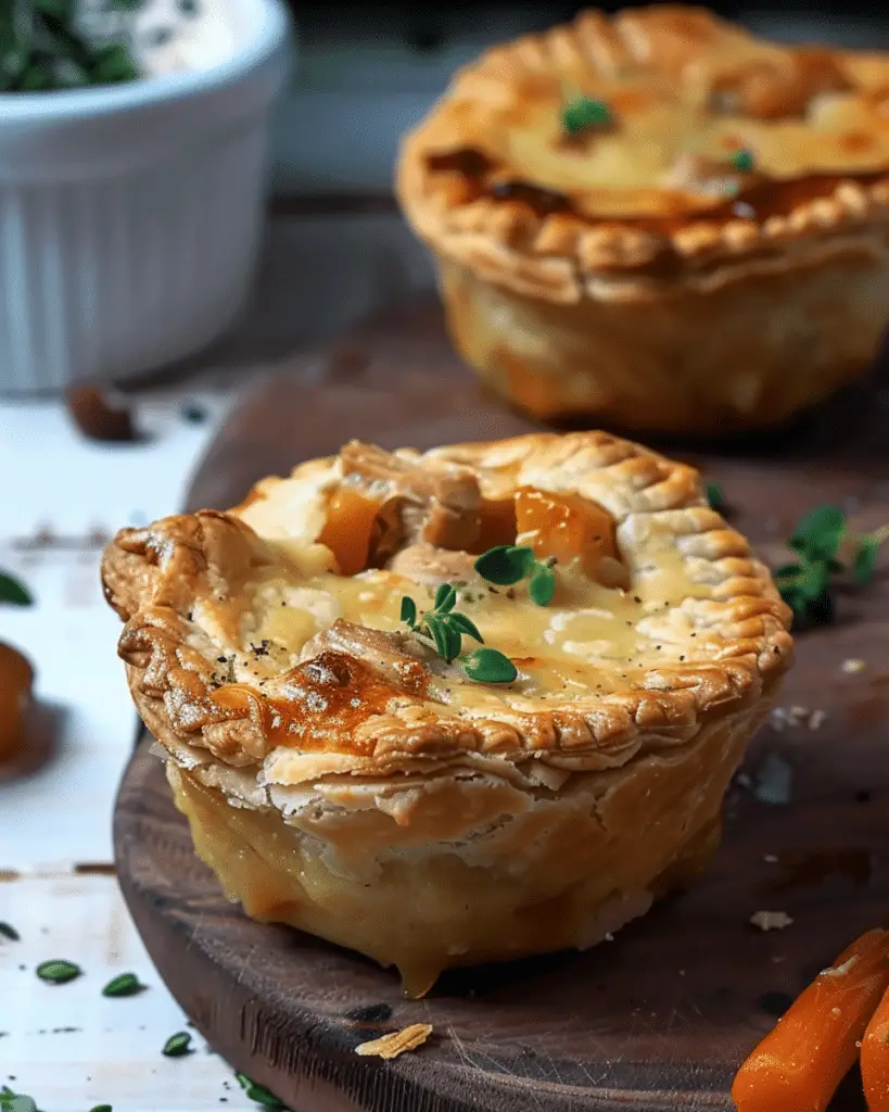 Keto Mini Chicken Pot Pies