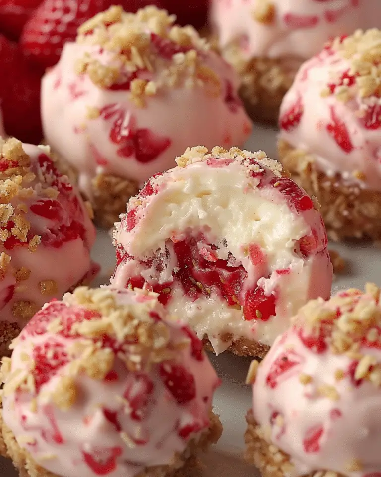 Strawberry Crunch Cheesecake Bites Recipe