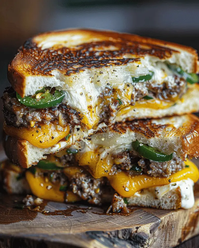 Jalapeño Popper Patty Melt