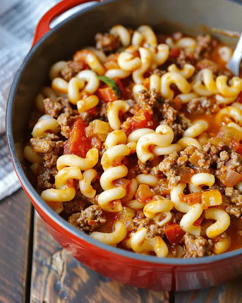 Old-Fashioned American Goulash