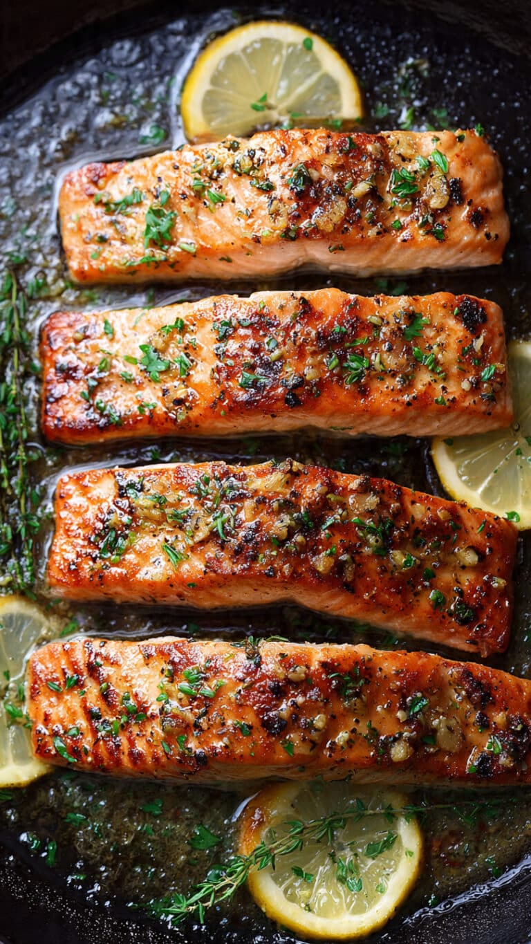 Garlic Butter Lemon Salmon