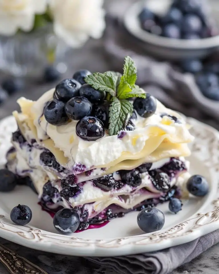 Blueberry Lasagna Dessert Recipe
