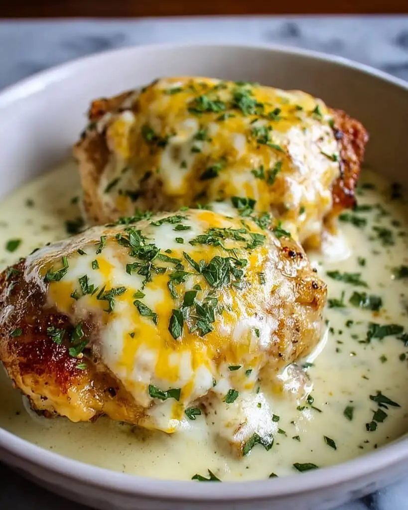 Smothered Cheesy Sour Cream Chicken Recipe