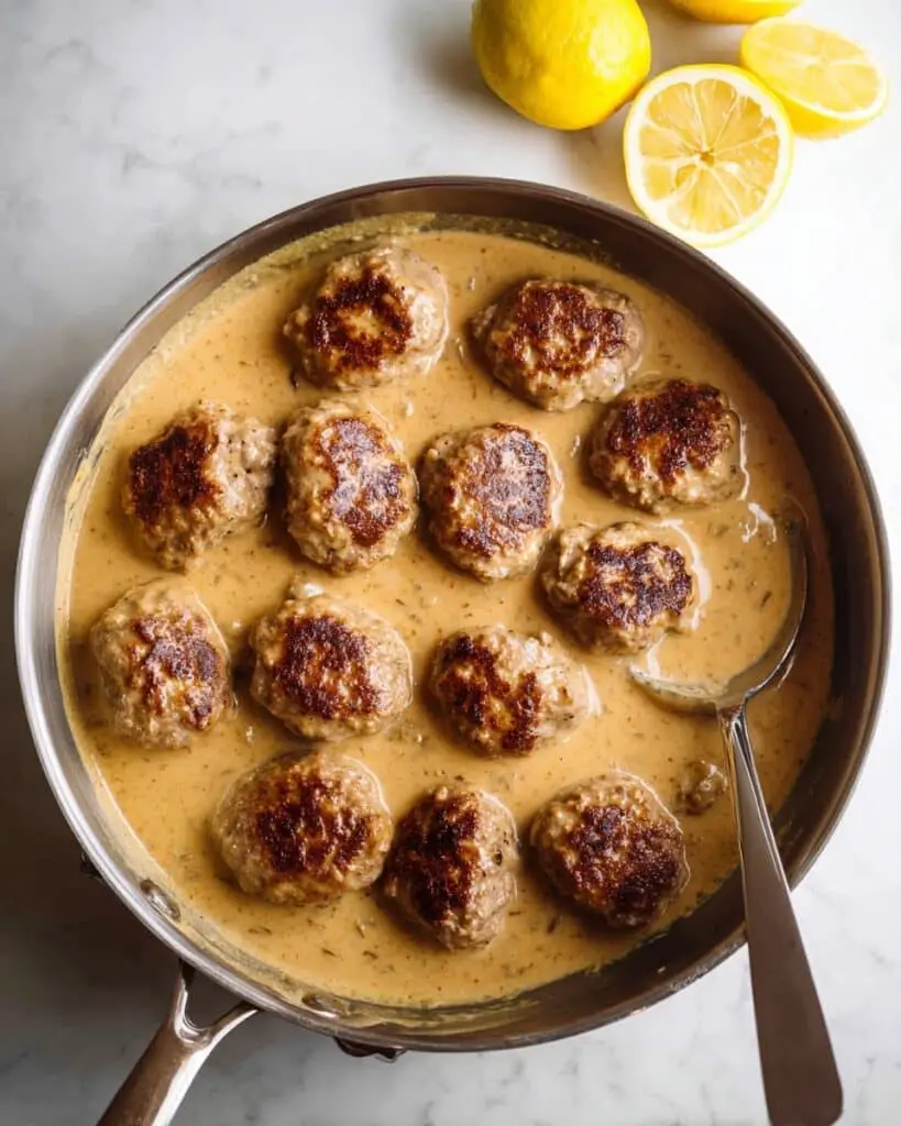 Keftedes in Lemon Sauce Recipe