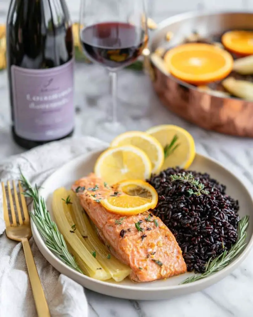 Easy Salmon with Orange, Fennel, and Rosemary Recipe