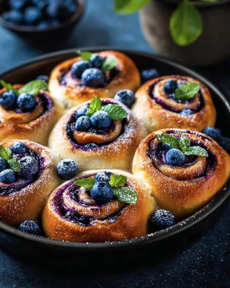 Blueberry Rolls With Cream Cheese Frosting Recipe