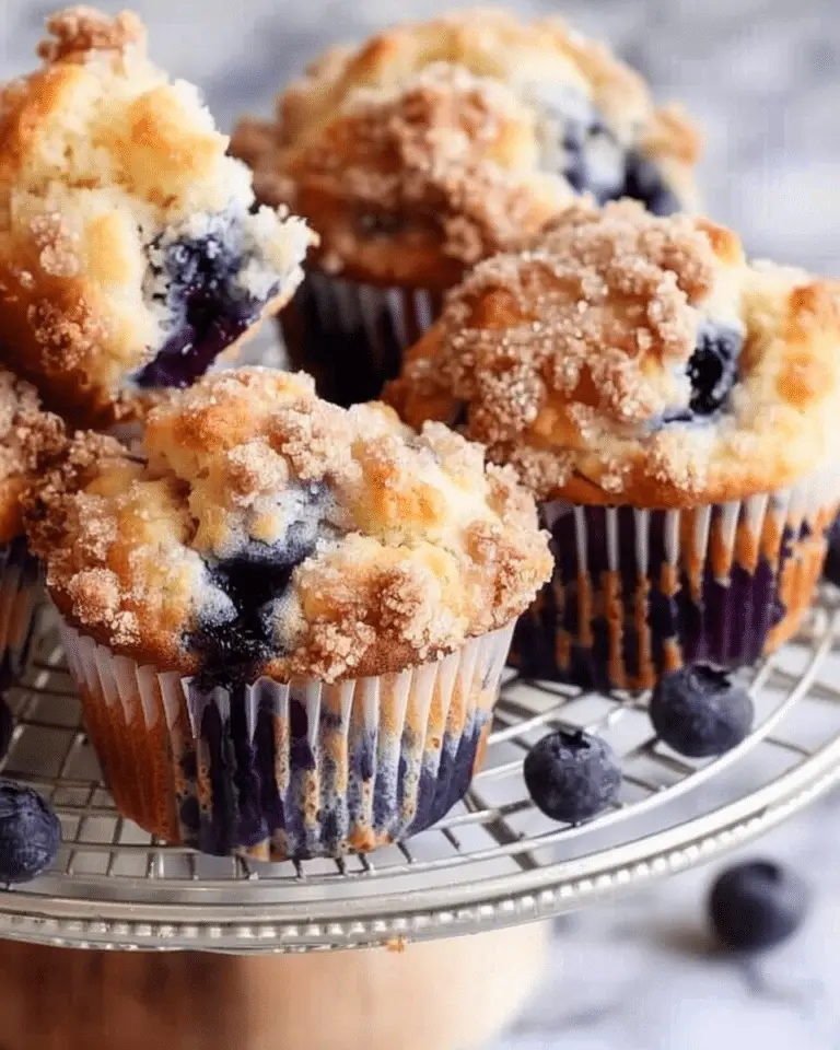 Bakery Style Blueberry Muffins