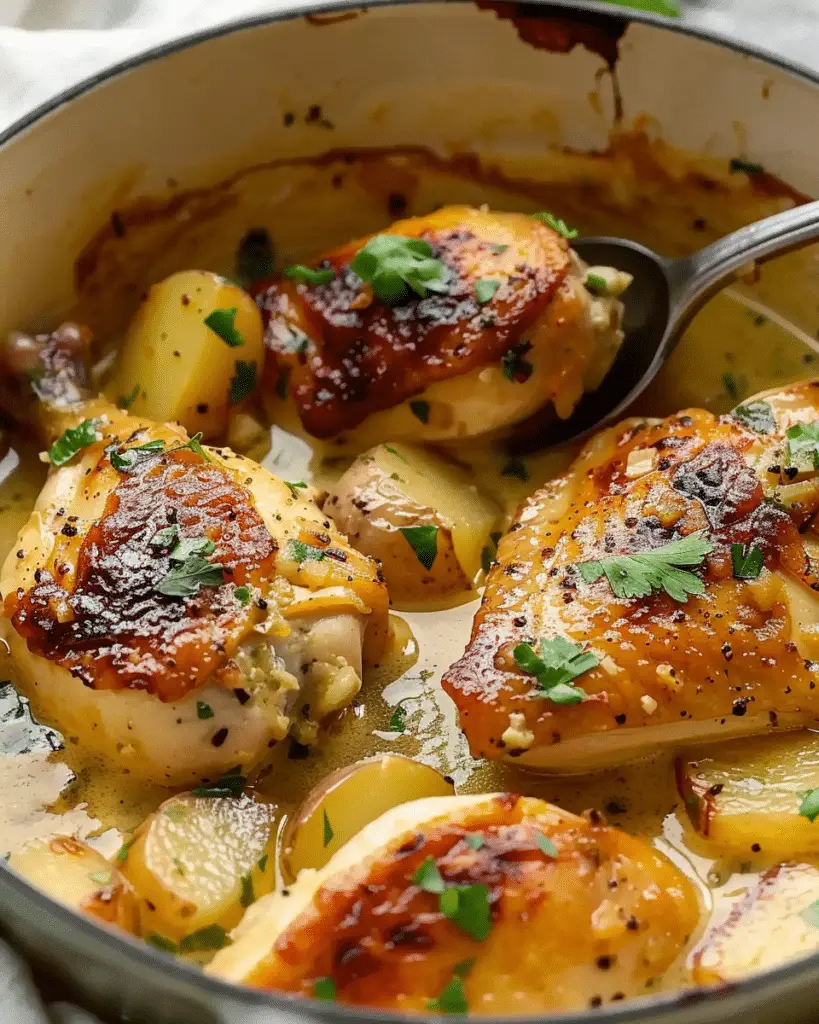 Garlic Butter Chicken and Potatoes