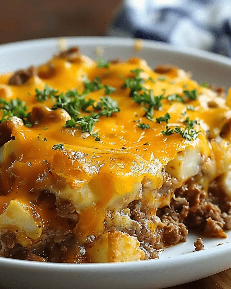 Ground Beef Cheesy Casserole