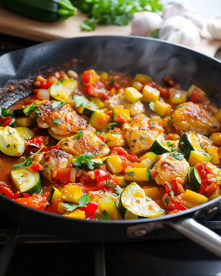 Tex Mex Chicken and Zucchini
