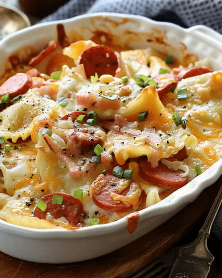 Crock Pot Pierogi and Kielbasa Casserole
