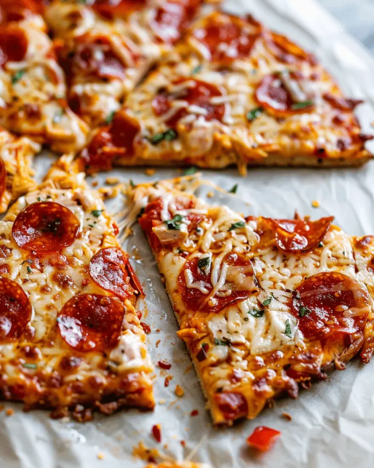 Chicken Crust Pizza (Easy Low Carb Recipe)