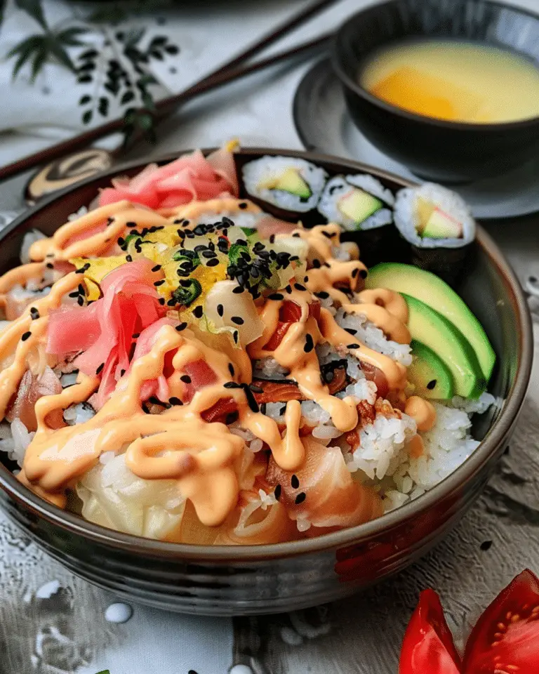 Crunch Roll Sushi Bowl