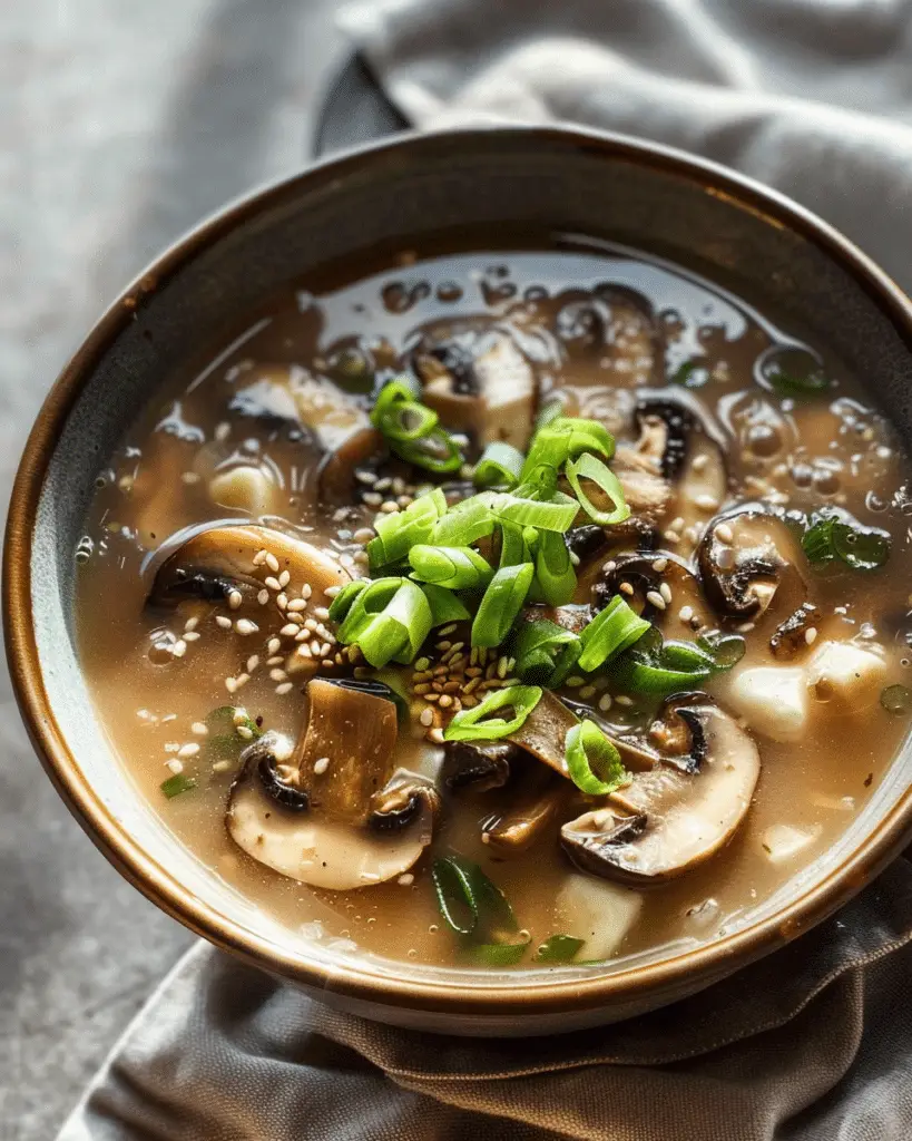 Maitake Mushroom Miso Soup