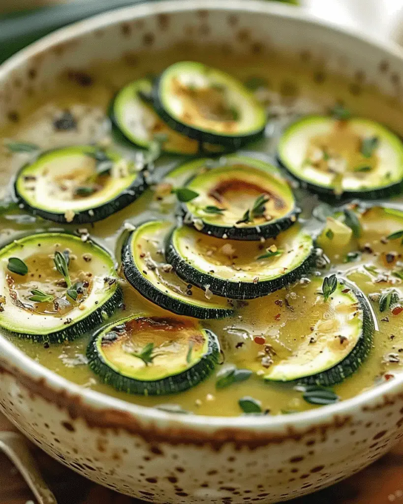 Zucchini Soup
