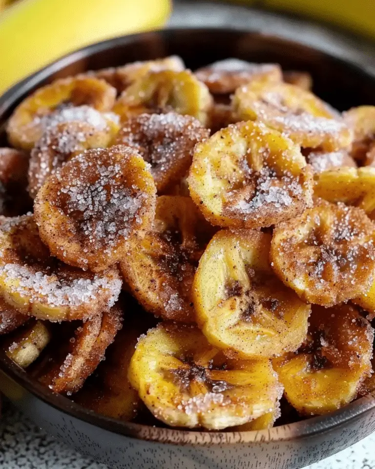 Cinnamon-Sugar Air Fryer Banana Chips