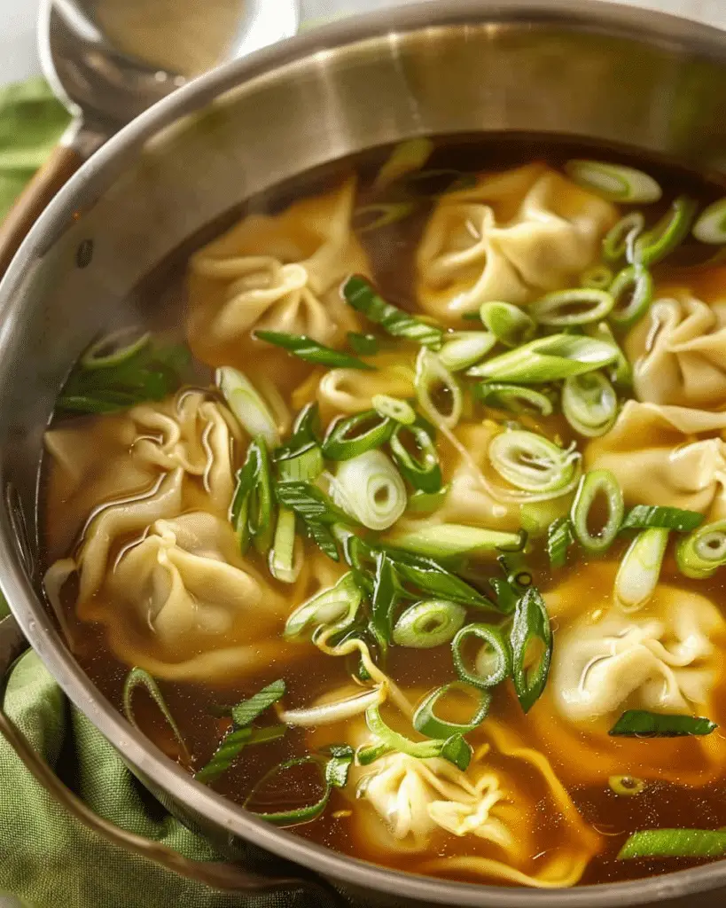 Gyoza Soup (Japanese Dumpling Soup)