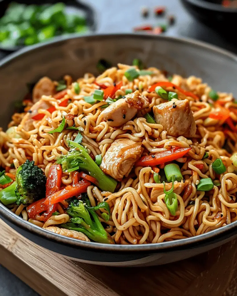 Chicken Ramen Stir Fry