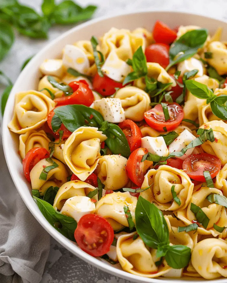 Tortellini Caprese Salad