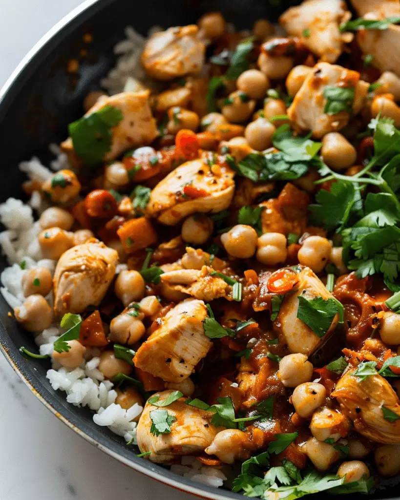 High-Protein Spicy Chicken & Chickpeas