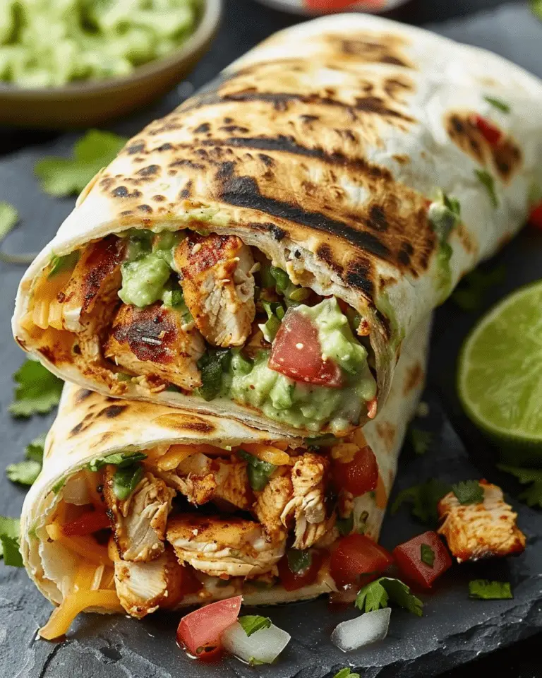 Ranch Grilled Chicken Burrito