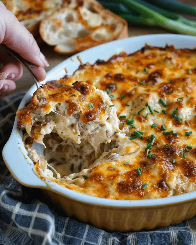 Baked French Onion Dip