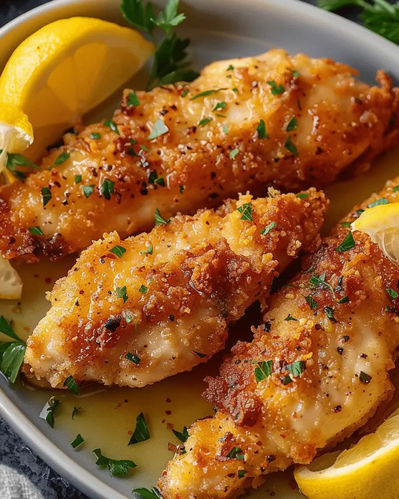 Garlic Butter Lemon Chicken Tenders