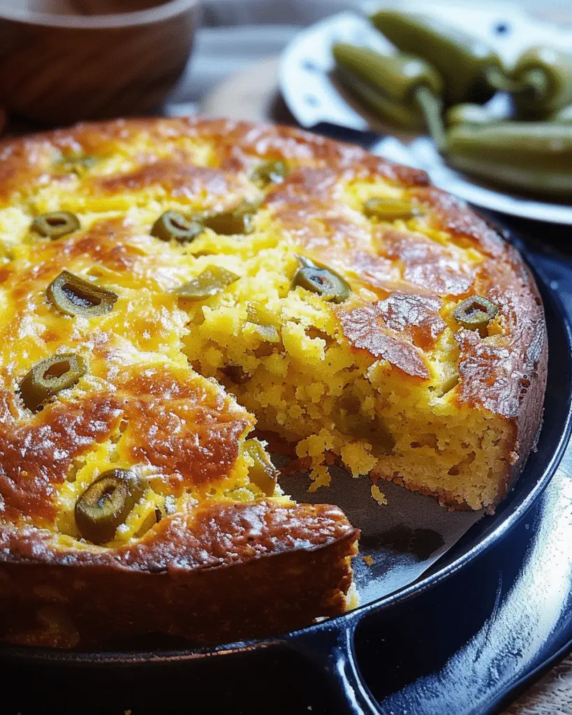 Hatch Chile Cheese Cornbread