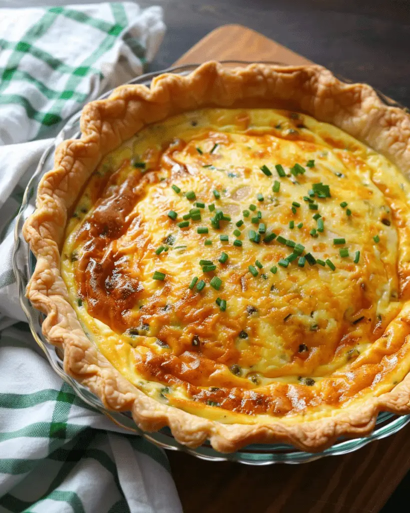 Three Cheese Quiche