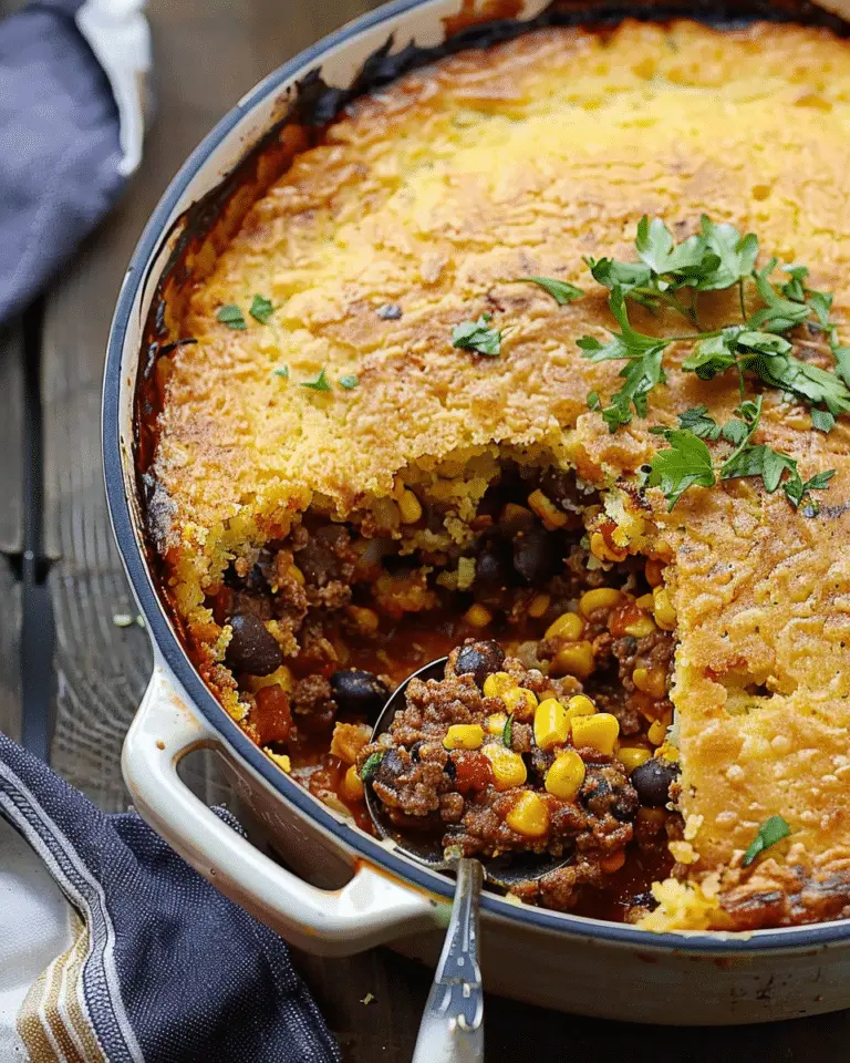 Viral Cornbread Cowboy Casserole