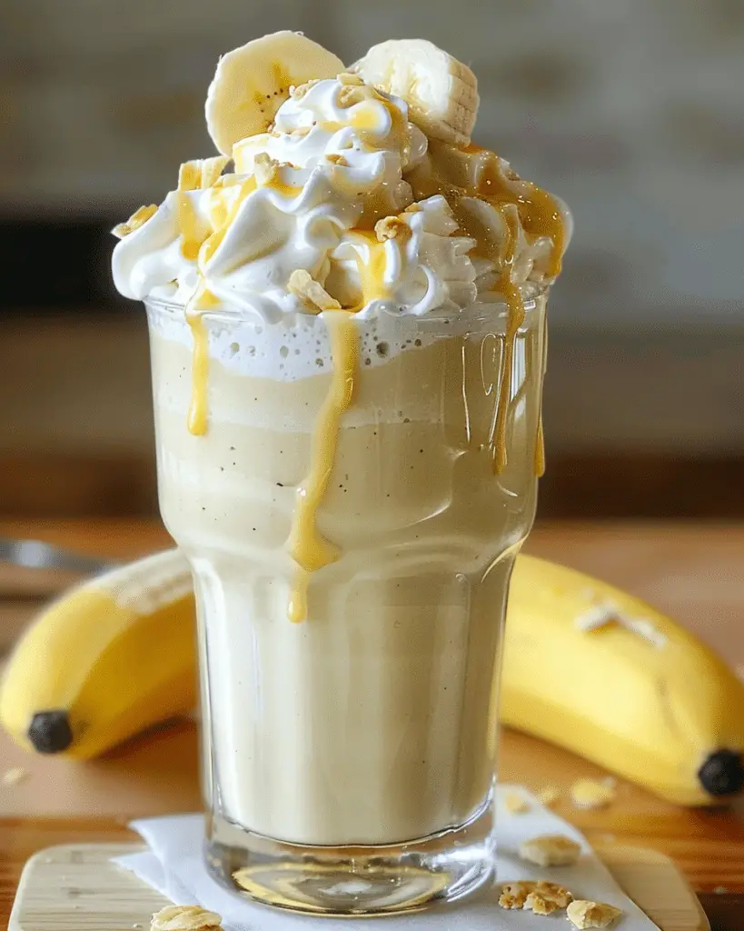 Creamy Banana Milkshake