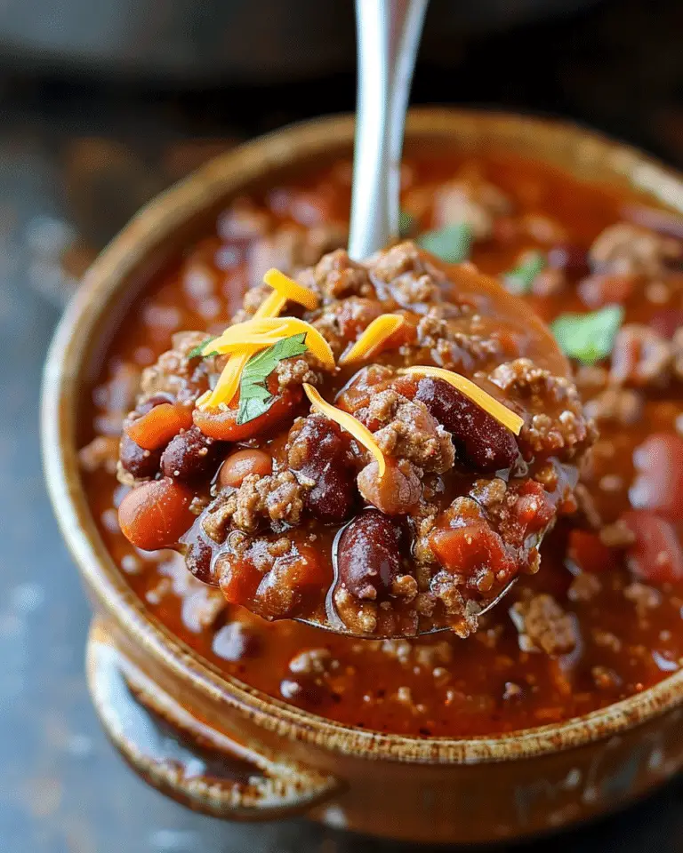 Crockpot Chili Recipe