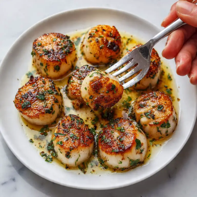 Seared Scallops with Lemon and Parsley Recipe