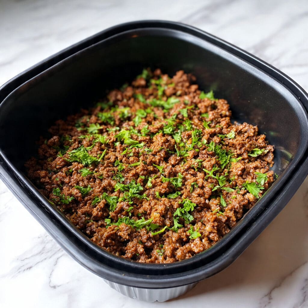 Air Fryer Ground Beef Recipe