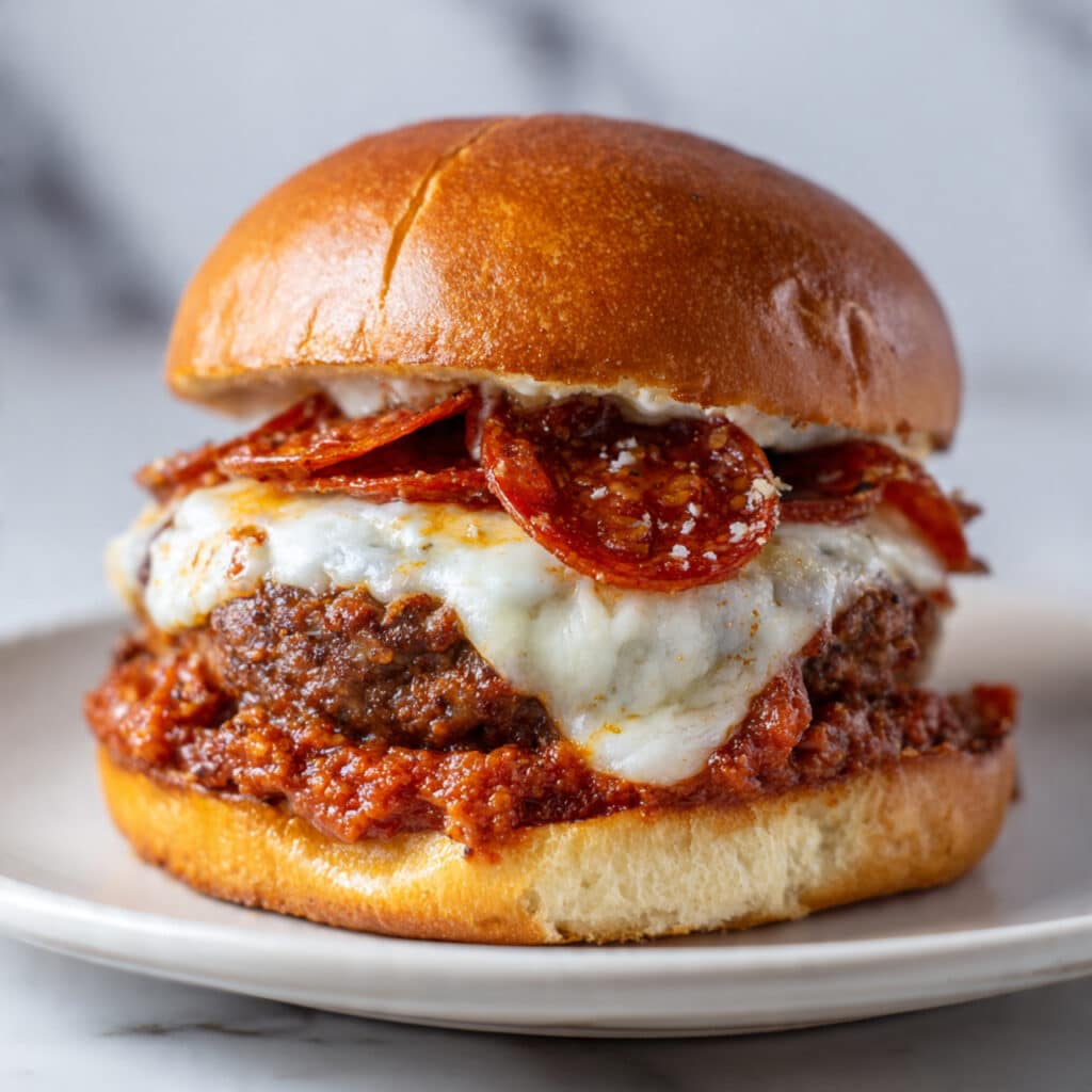 Juicy Pizza Burgers Recipe