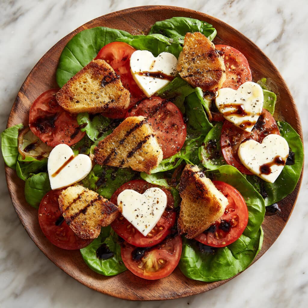 Heart Caprese Salad Recipe