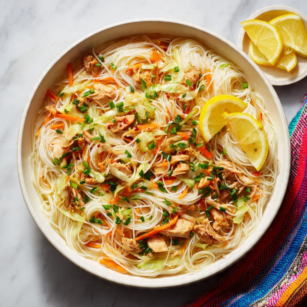 Quick and Easy Chicken Vegetable Pancit Recipe