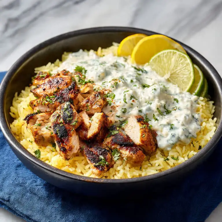 Dump and Bake Chicken Tzatziki Rice Recipe