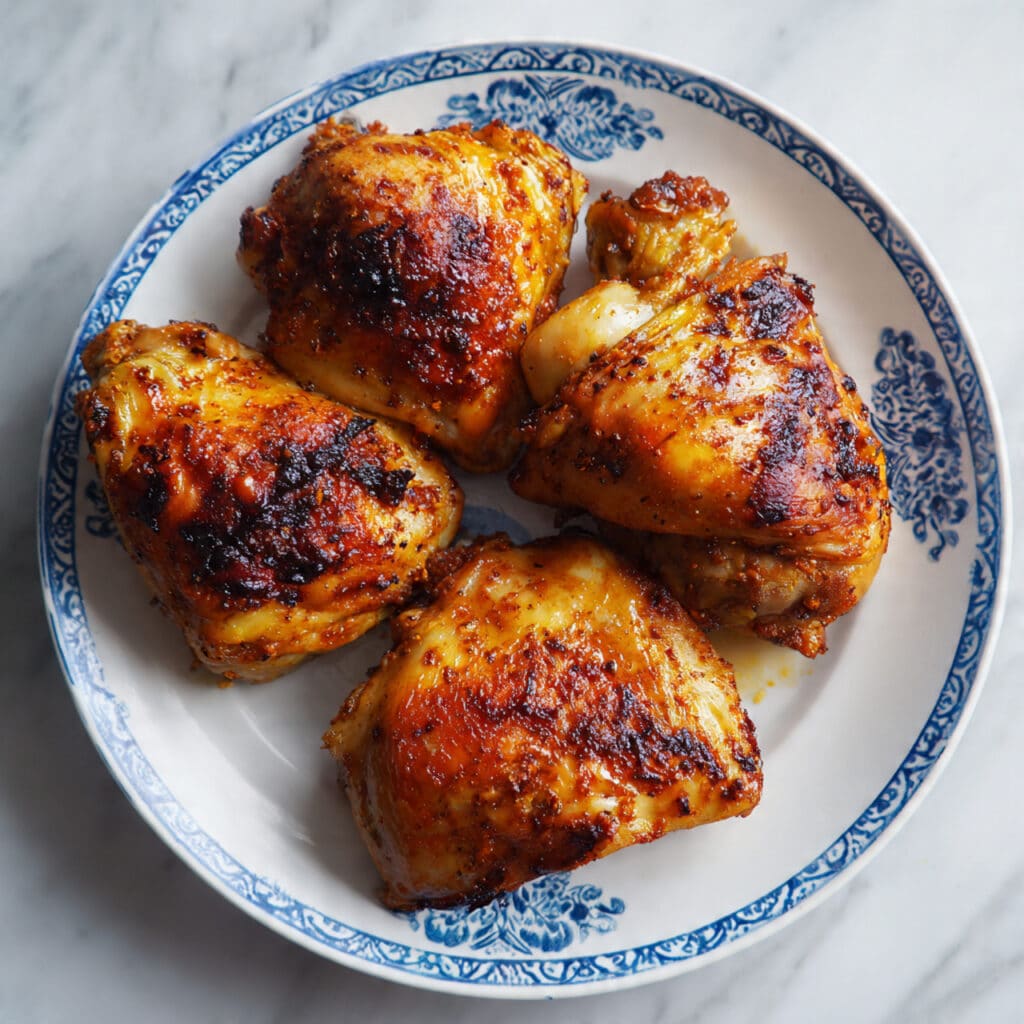 Air Fryer Chicken Thighs with Crispy Skin Recipe