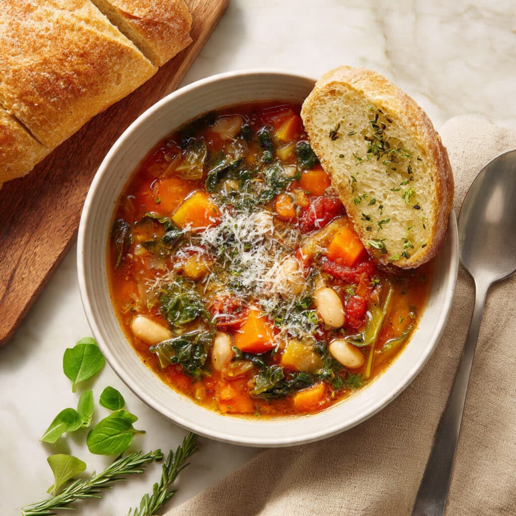 Winter Minestrone Soup Recipe