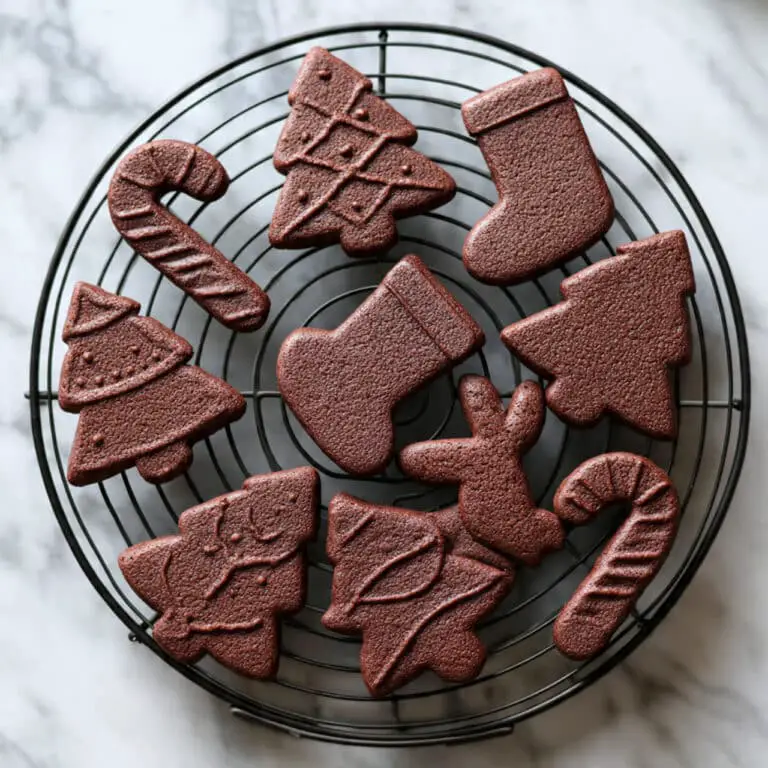 Cut Out Chocolate Sugar Cookies Recipe