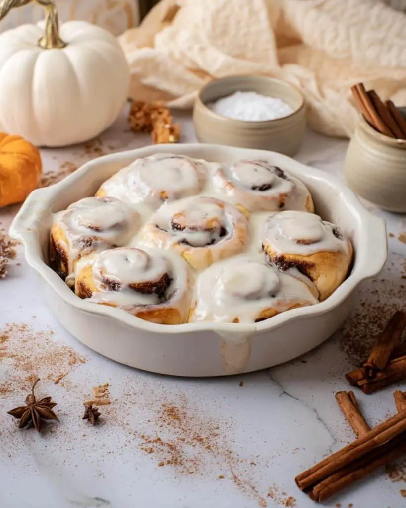 2-Ingredient Pumpkin Cinnamon Rolls Recipe