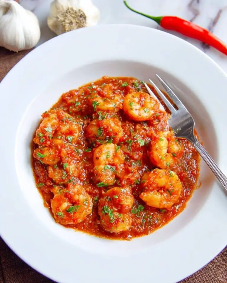 Prawns with Spicy Tomato Sauce Recipe