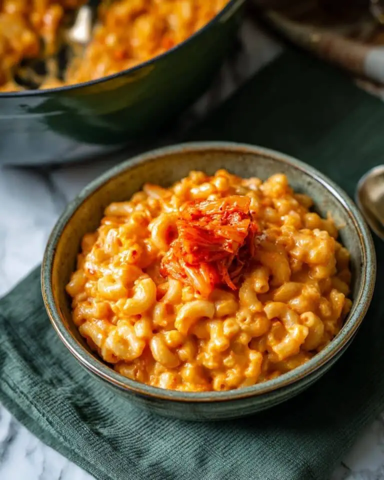 Vegan Kimchi Mac and Cheese Recipe