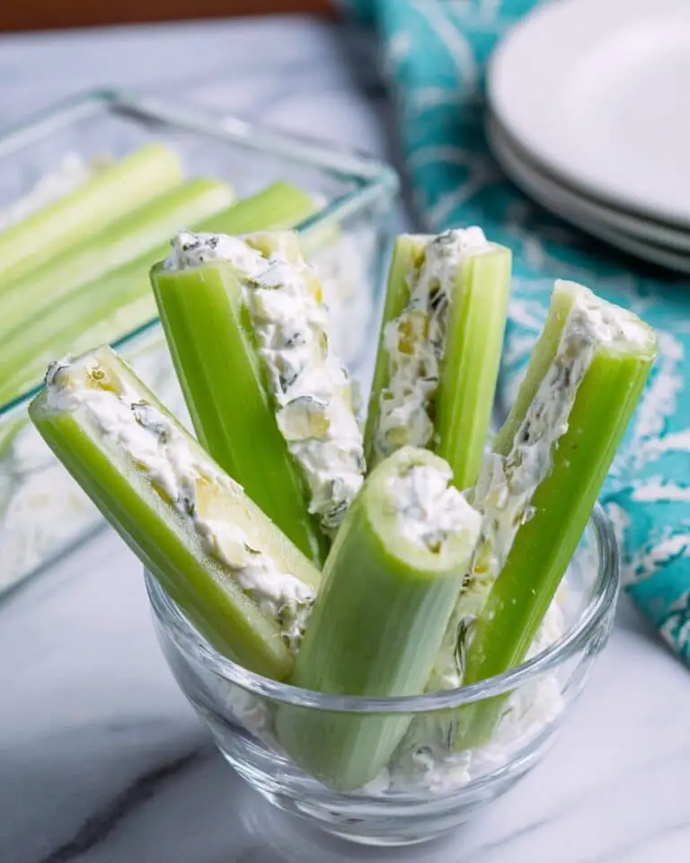 Martini Sticks: Savory Cream Cheese and Blue Cheese Stuffed Celery Recipe